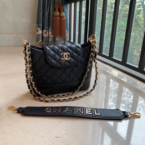 Chanel Black Hobo Bag