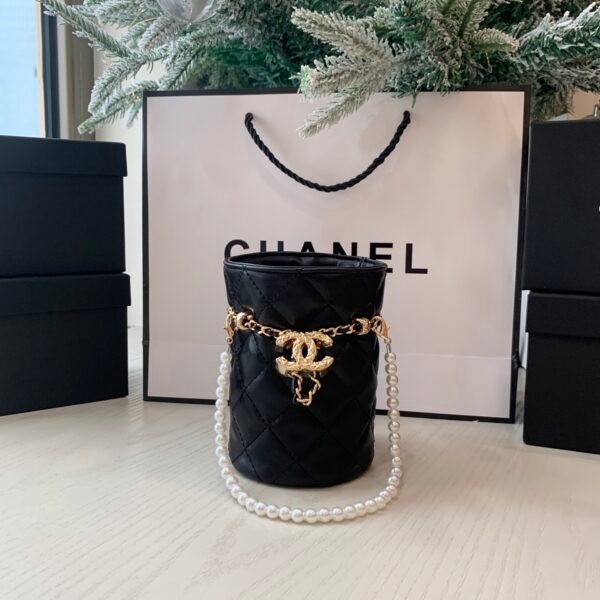 Chanel Black Small Bucket Bag