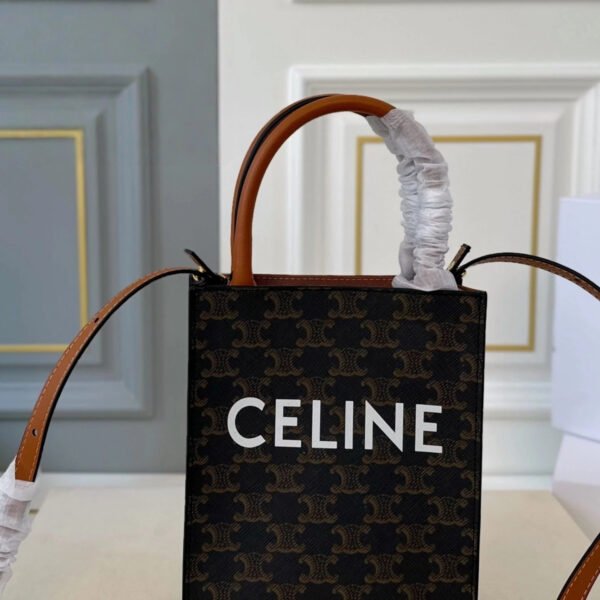 Celine Triomphe Mini Vertical Small Tote Bag