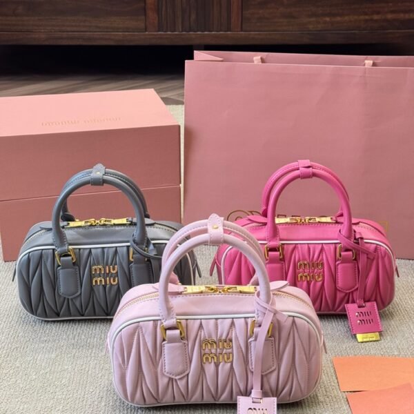 Miu Miu Arcadie Matelassé Leather Bag