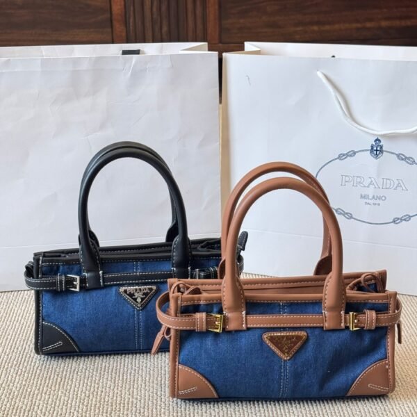 Prada Bonnie Small Suede Shoulder Bag