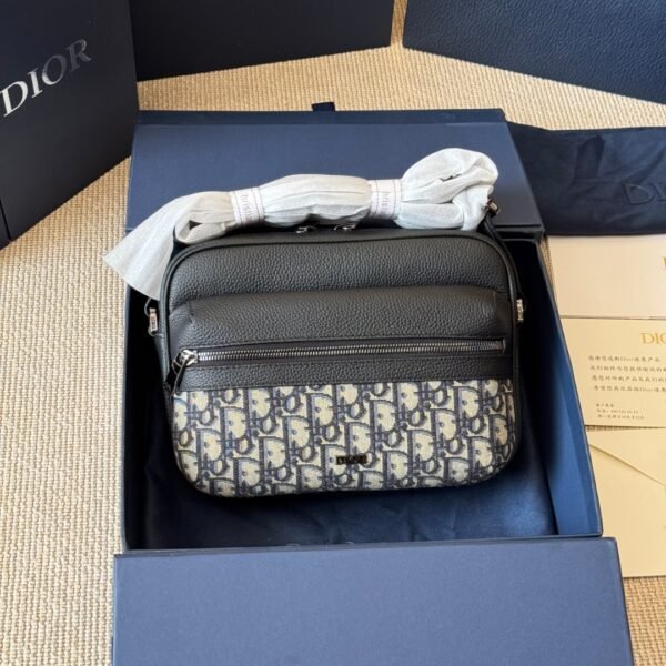 Dior Oblique Saddle Pouch