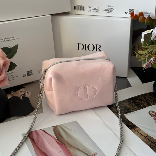 Dior Pink Cosmetic Bag